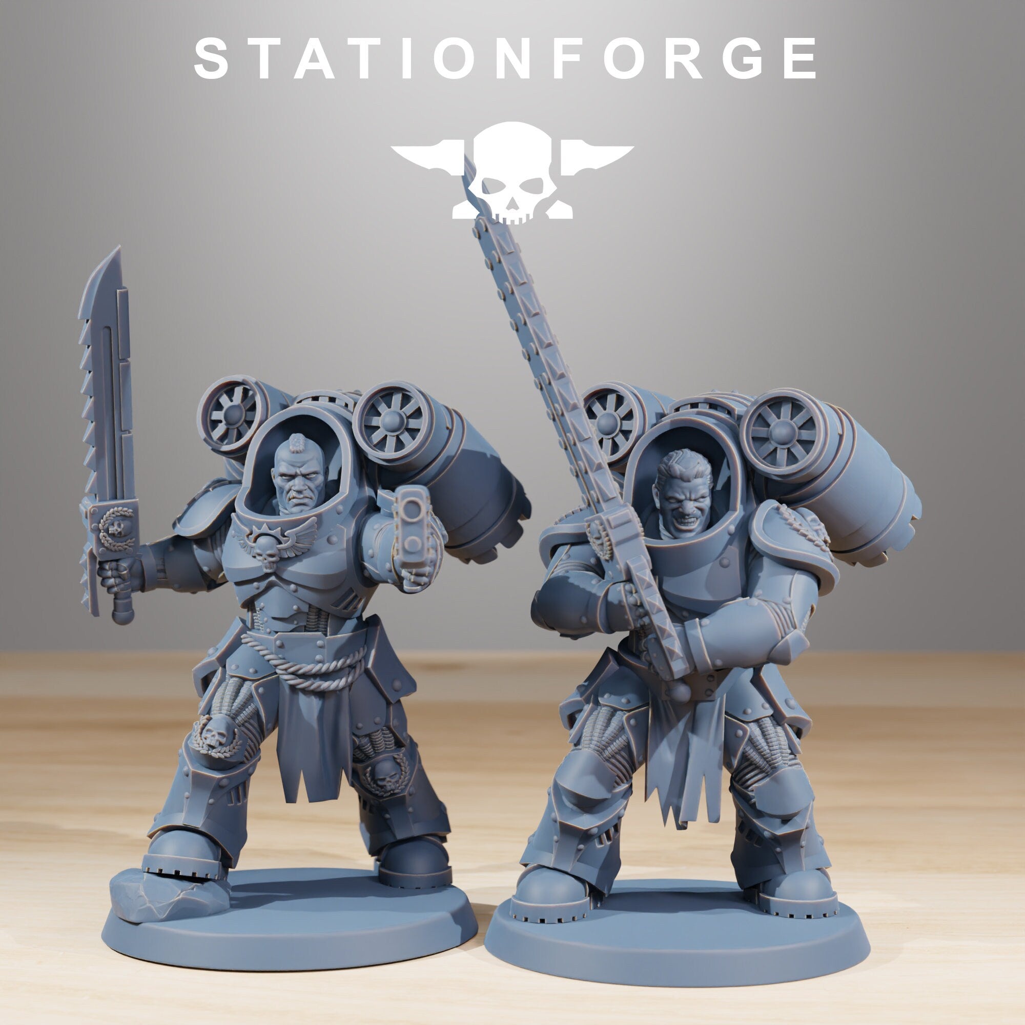 Socratis Deviators von StationForge/ 10 Tabletop, Wargame Miniatures+ Bases