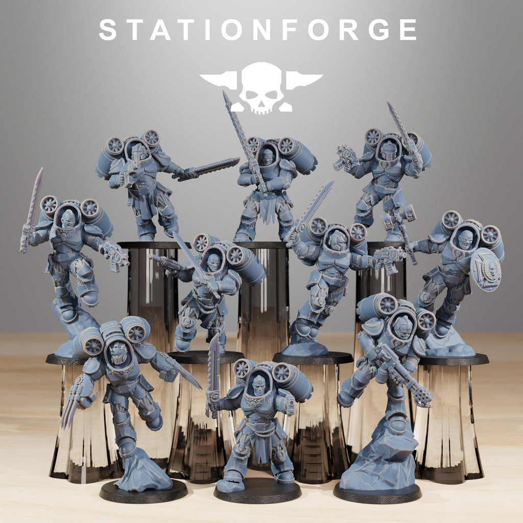 Socratis Deviators von StationForge/ 10 Tabletop, Wargame Miniatures+ Bases