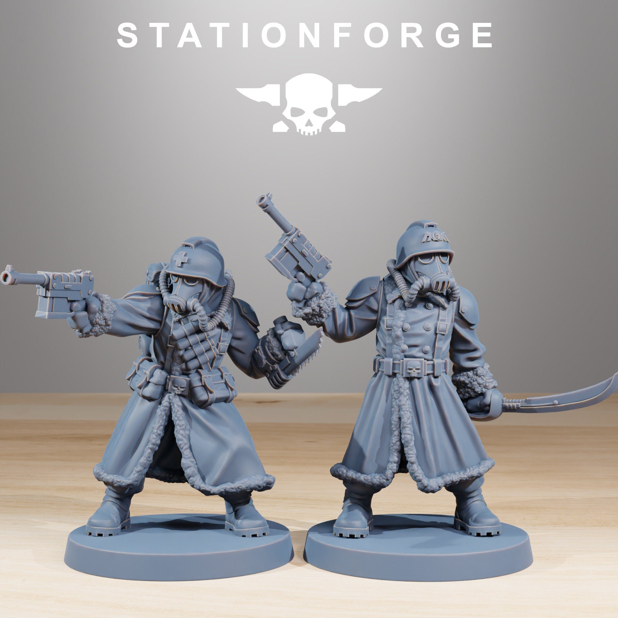 GrimGuard Frostwatch from StationForge/10 Miniatures +Gratis Bases