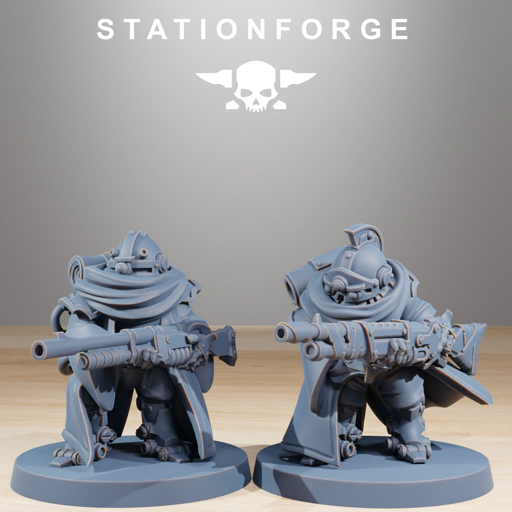 Scavenger Advanced Junkards von StationForge/ 10 Miniaturen +gratis Bases