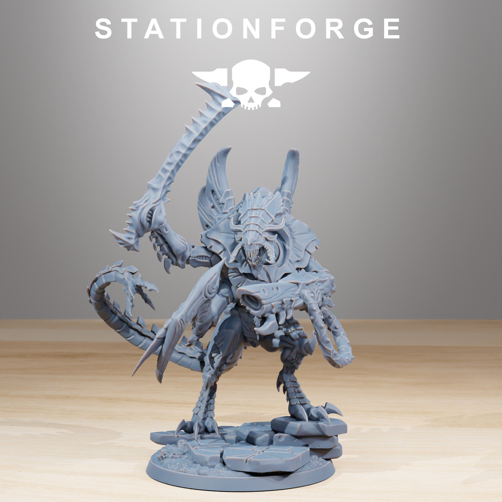 Xenarid Nyxar from StationForge 2 Tabletop Miniatures on 60mm Base