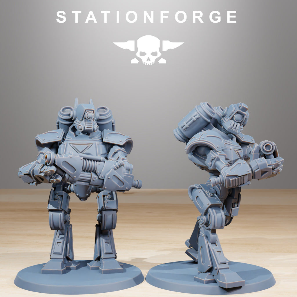 Scavenger Mechanods von StationForge/ 10Figuren in Set