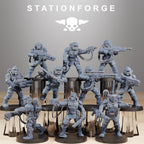 Vaskar Commandos von StationForge/10 Tabletop Miniatures+ gratis bases
