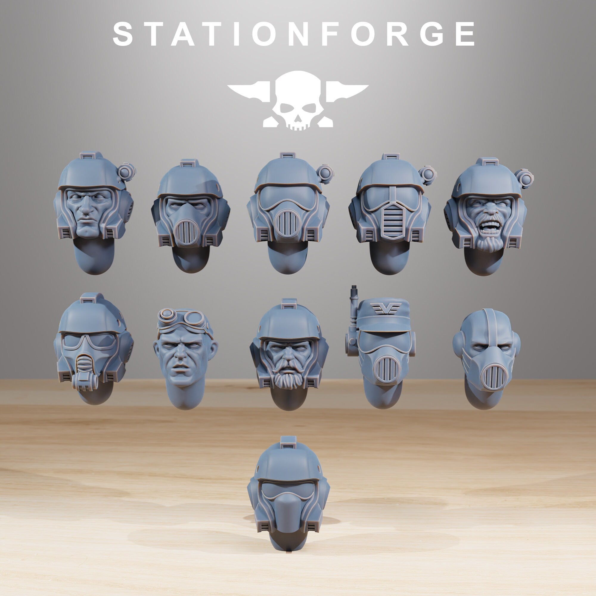 Vaskar Commandos von StationForge/10 Tabletop Miniatures+ gratis bases