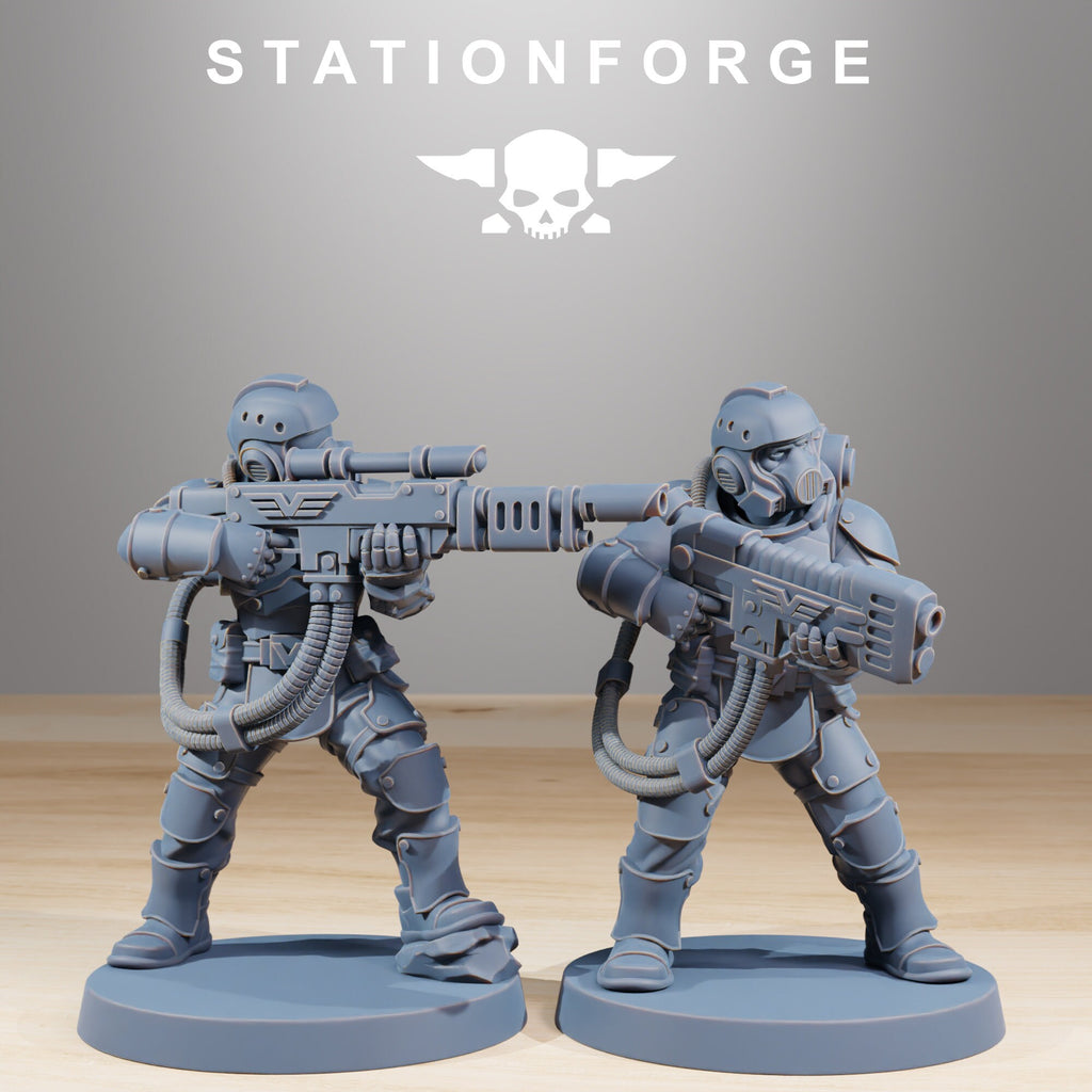 Vaskar Commandos von StationForge/10 Tabletop Miniatures+ gratis bases