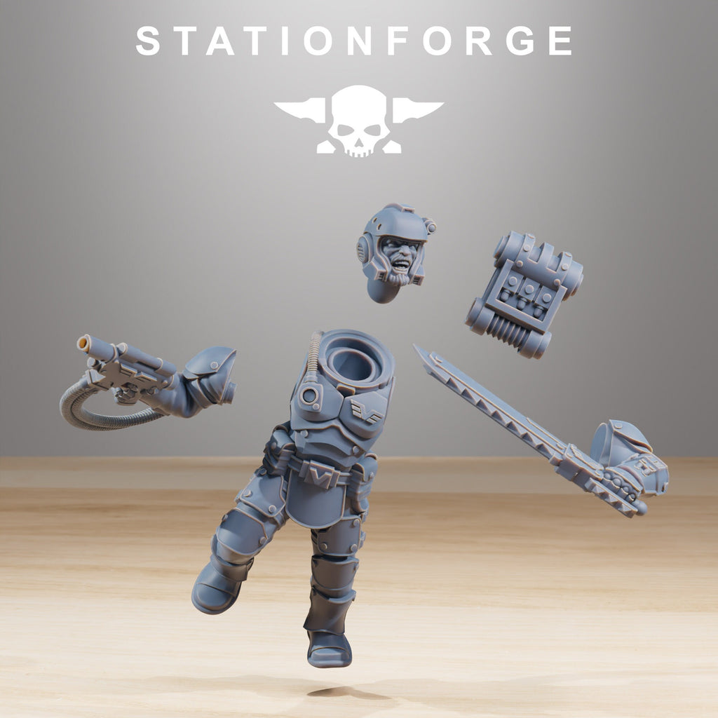 Vaskar Commandos von StationForge/10 Tabletop Miniatures+ gratis bases