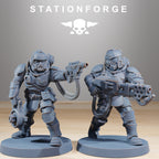 Vaskar Commandos von StationForge/10 Tabletop Miniatures+ gratis bases