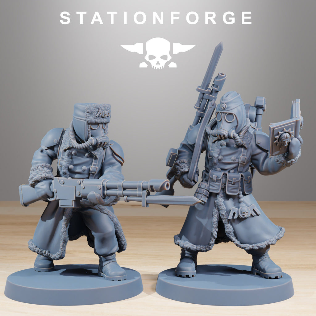 GrimGuard Frostwatch from StationForge/10 Miniatures +Gratis Bases