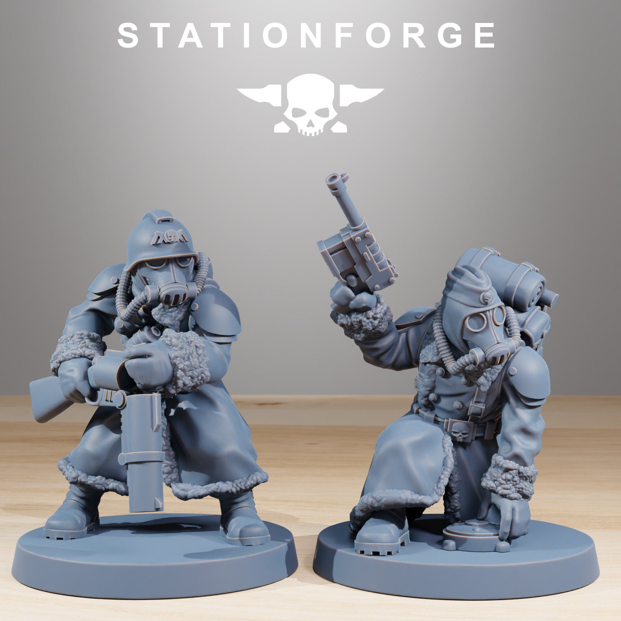 GrimGuard Frostwatch from StationForge/10 Miniatures +Gratis Bases