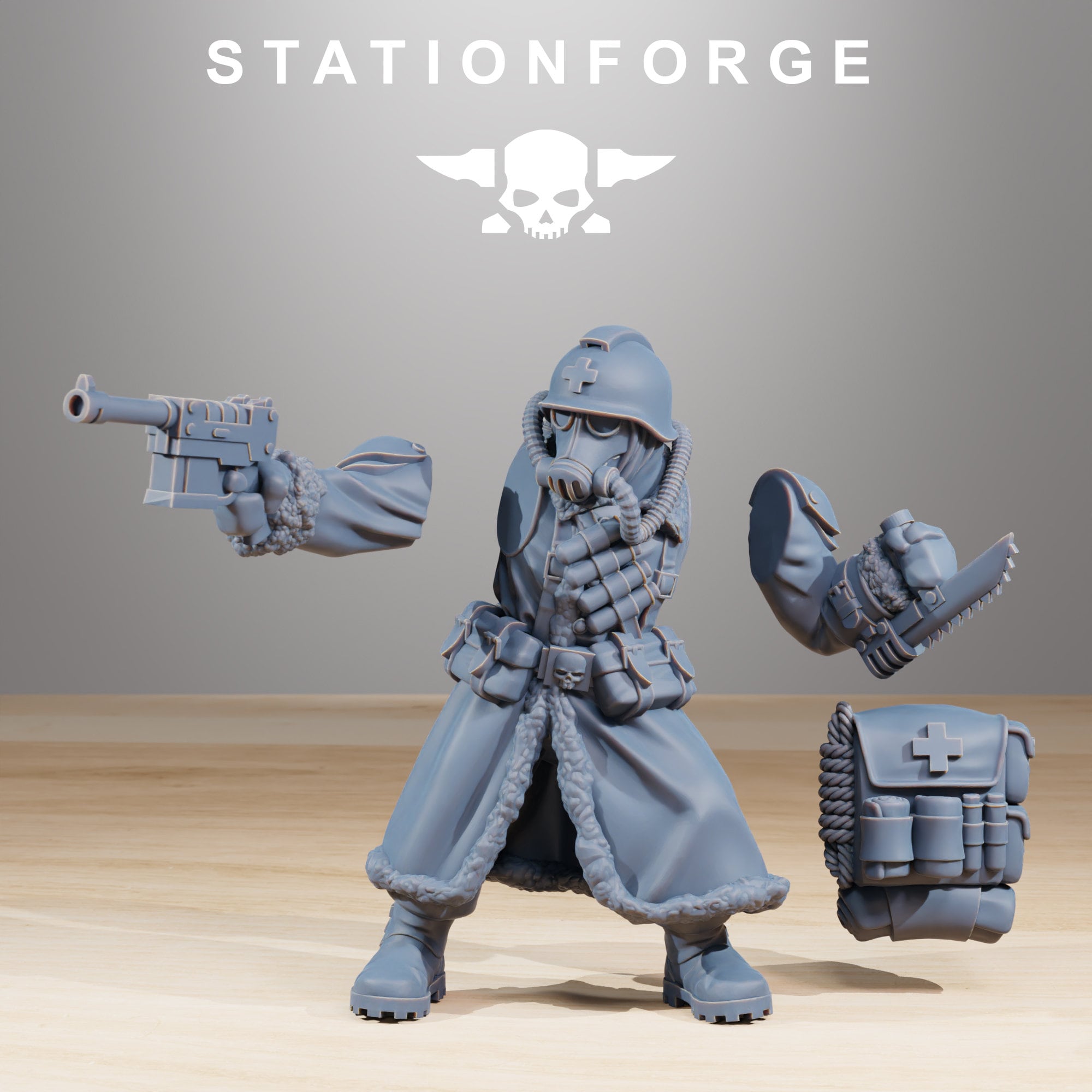 GrimGuard Frostwatch from StationForge/10 Miniatures +Gratis Bases