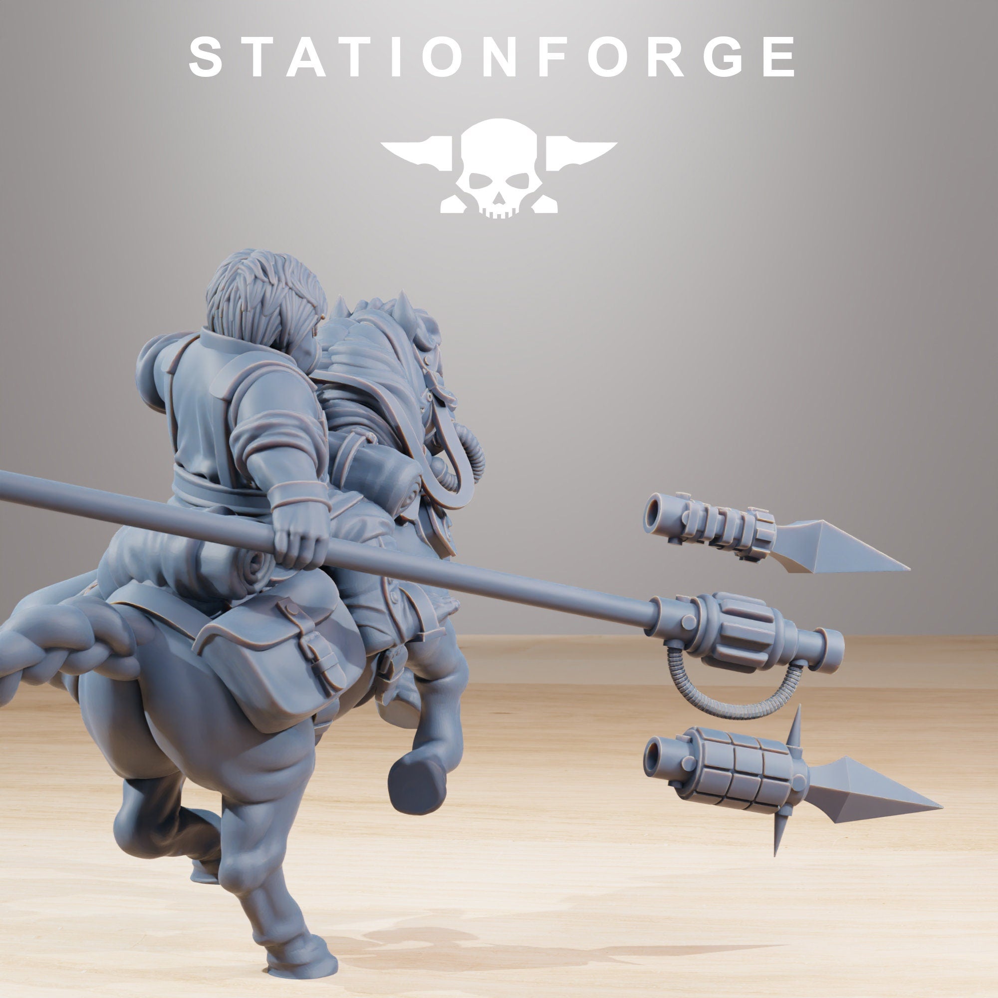 GrimGuard Pony Riders from StationForge/10 Tabletop Miniatures +Gratis bases