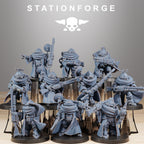 Scavenger Advanced Junkards von StationForge/ 10 Miniaturen +gratis Bases