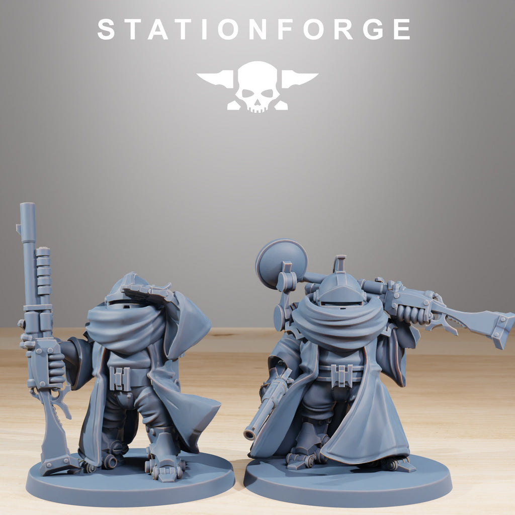 Scavenger Advanced Junkards von StationForge/ 10 Miniaturen +gratis Bases