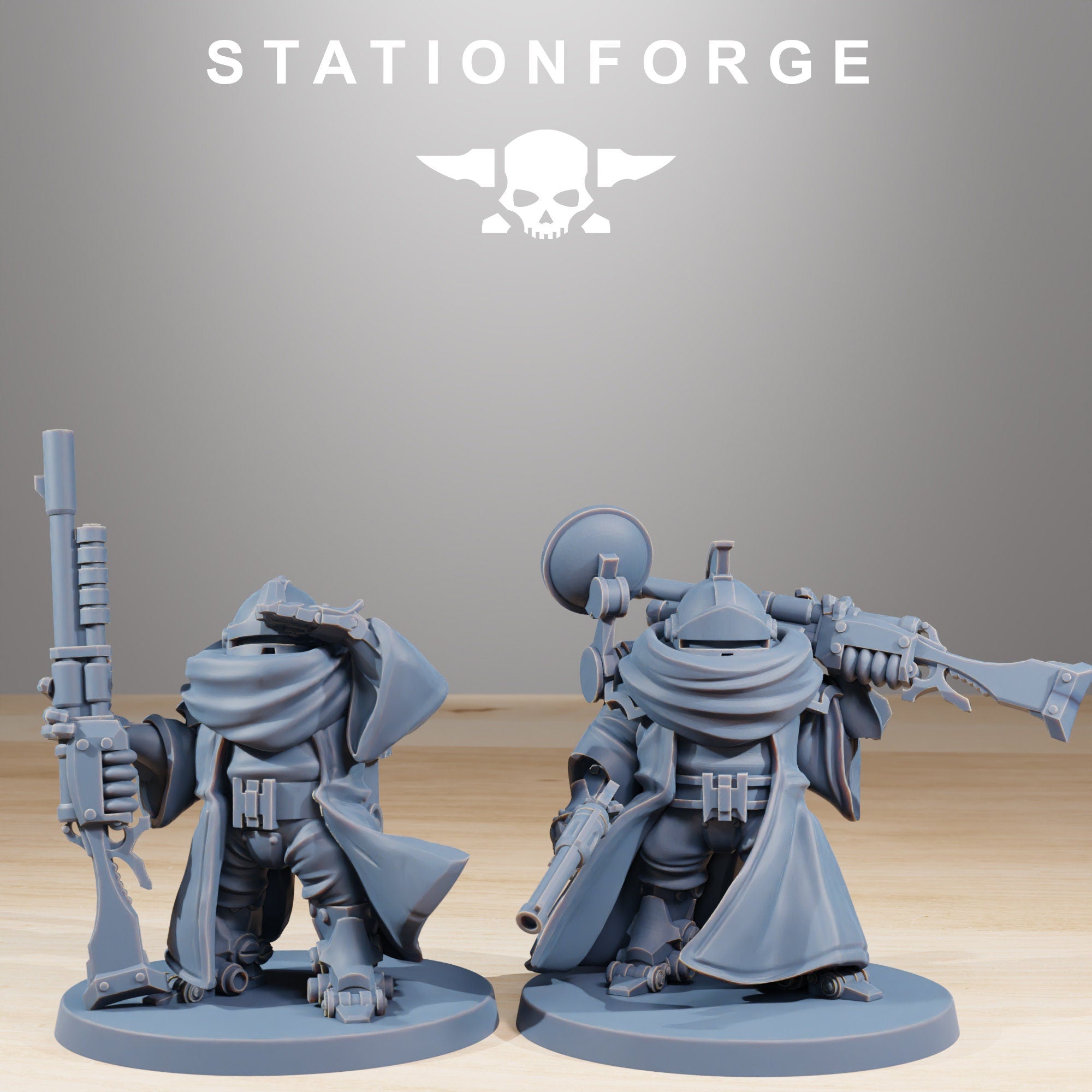 Scavenger Advanced Junkards von StationForge/ 10 Miniaturen +gratis Bases