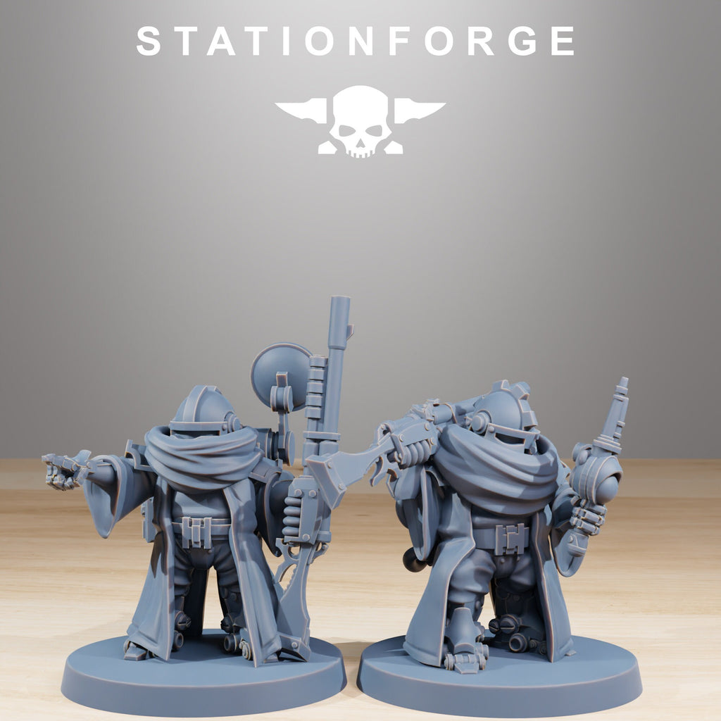 Scavenger Advanced Junkards von StationForge/ 10 Miniaturen +gratis Bases