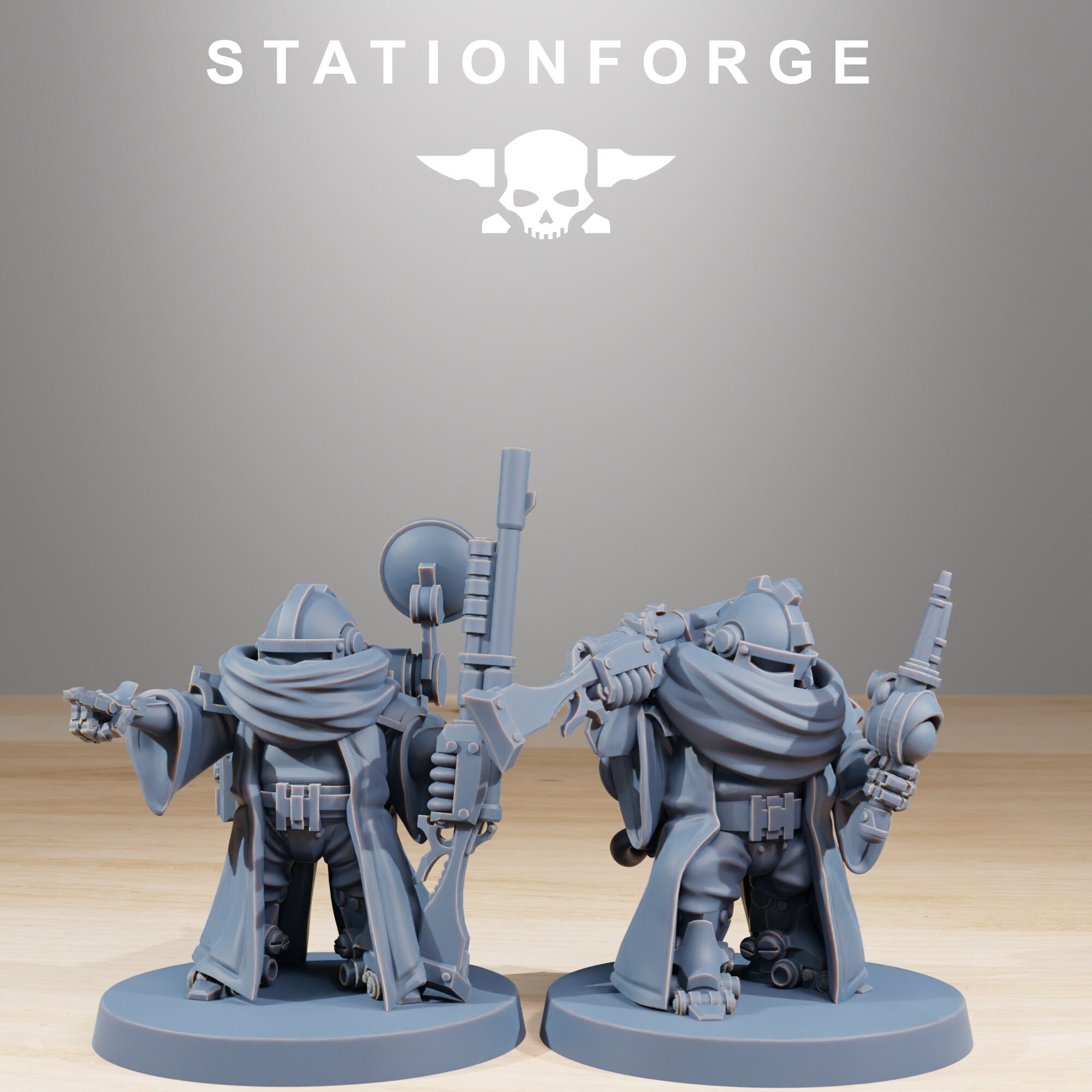Scavenger Advanced Junkards von StationForge/ 10 Miniaturen +gratis Bases