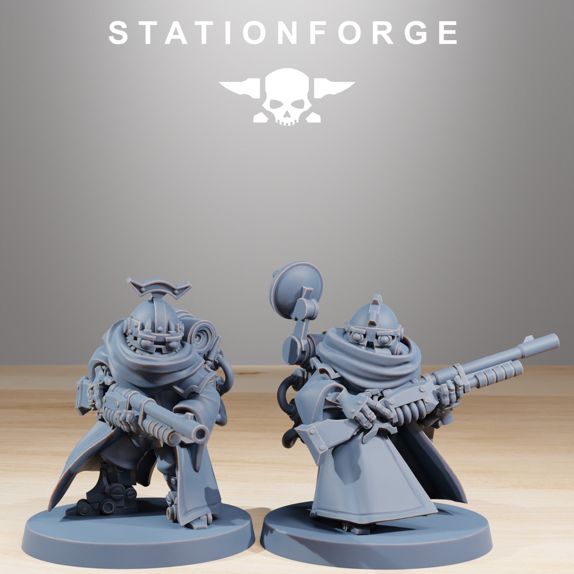 Scavenger Advanced Junkards von StationForge/ 10 Miniaturen +gratis Bases