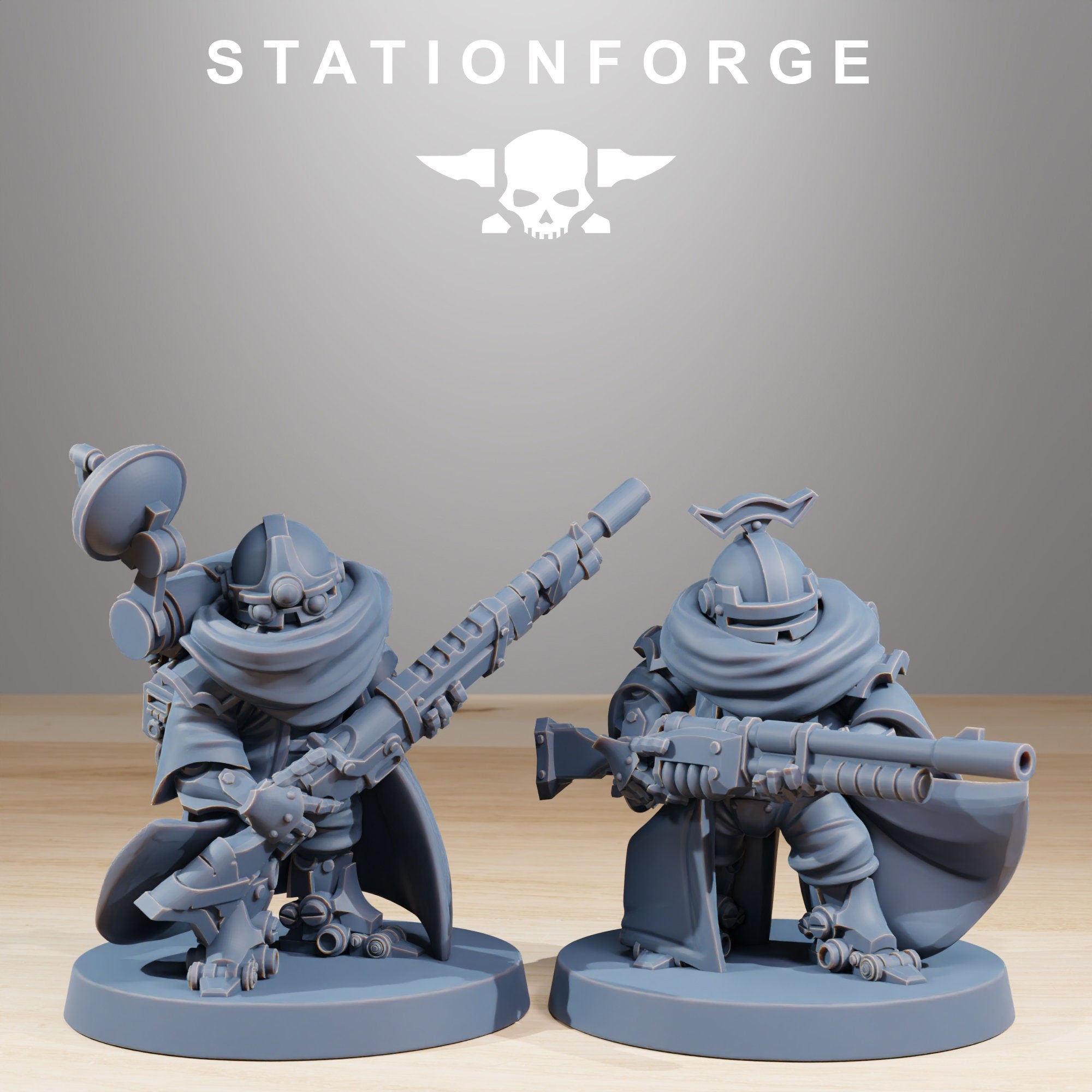 Scavenger Advanced Junkards von StationForge/ 10 Miniaturen +gratis Bases