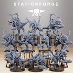 Xendarid Infantry 2.0 von StationForge/ Tabletop, Wargame Miniatur/ 10 Figuren +Bases