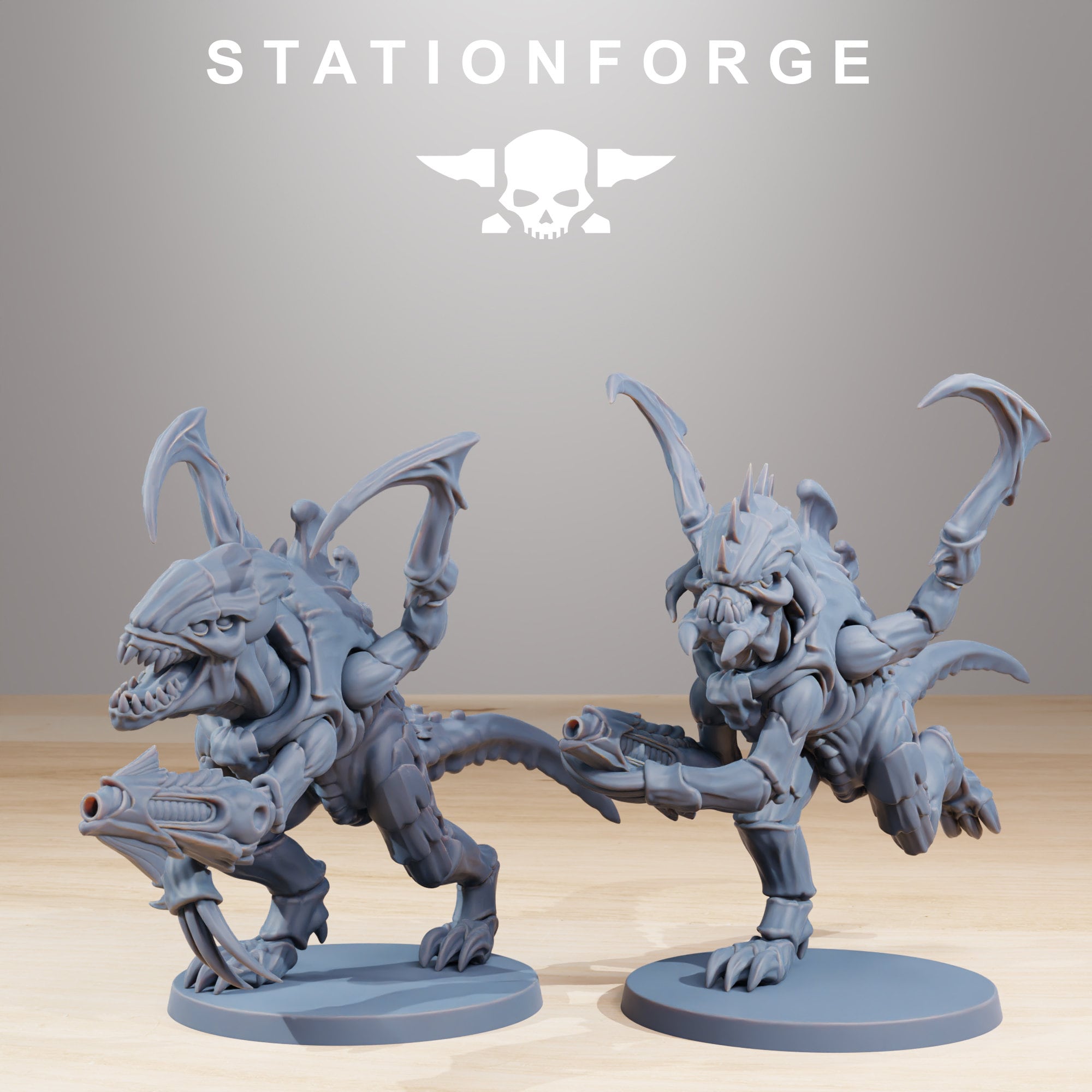 Xendarid Infantry 2.0 von StationForge/ Tabletop, Wargame Miniatur/ 10 Figuren +Bases