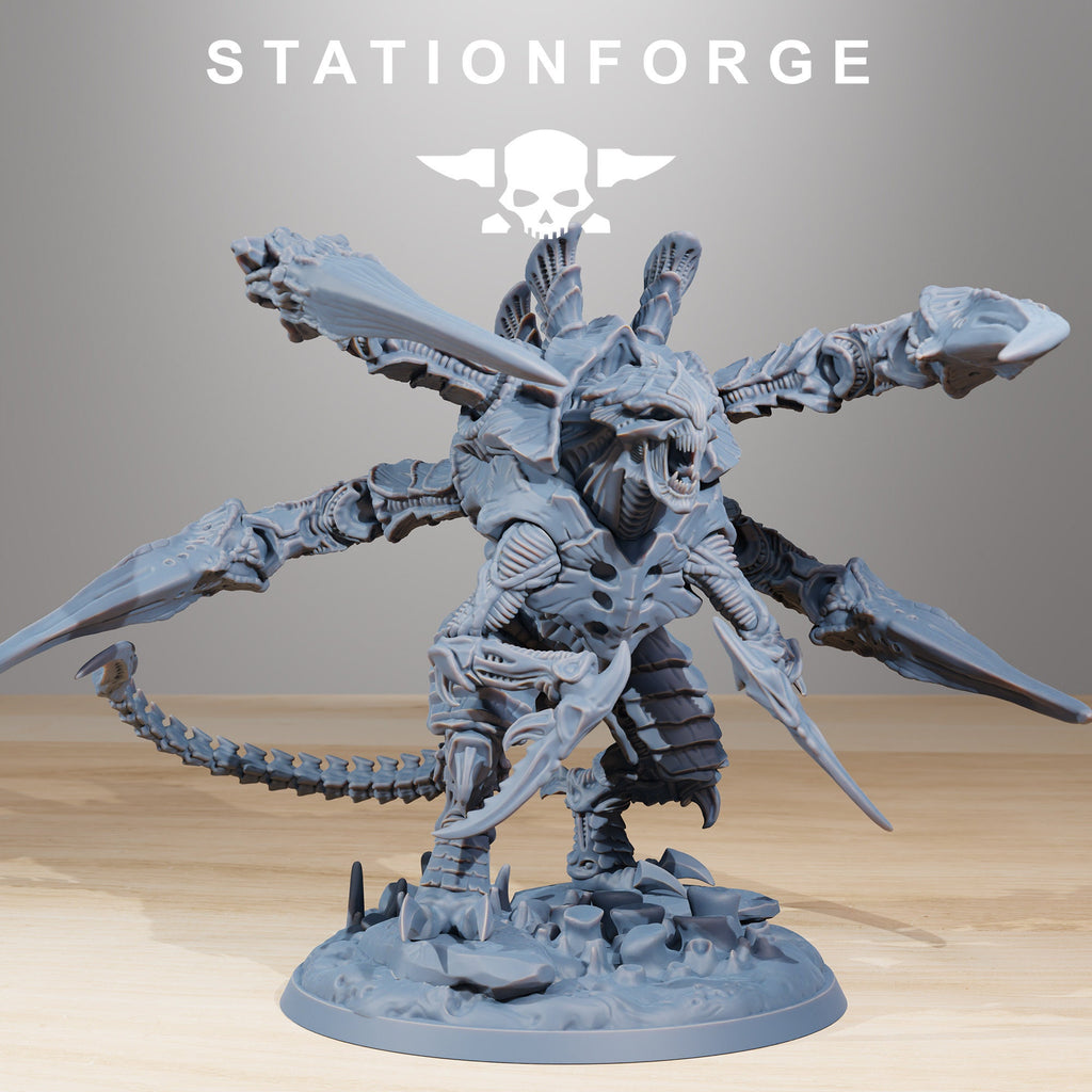 Xenarid Ravage Howler von StationForge/ Tabletop Miniatur/ Minatur +Base +Kopfvariant