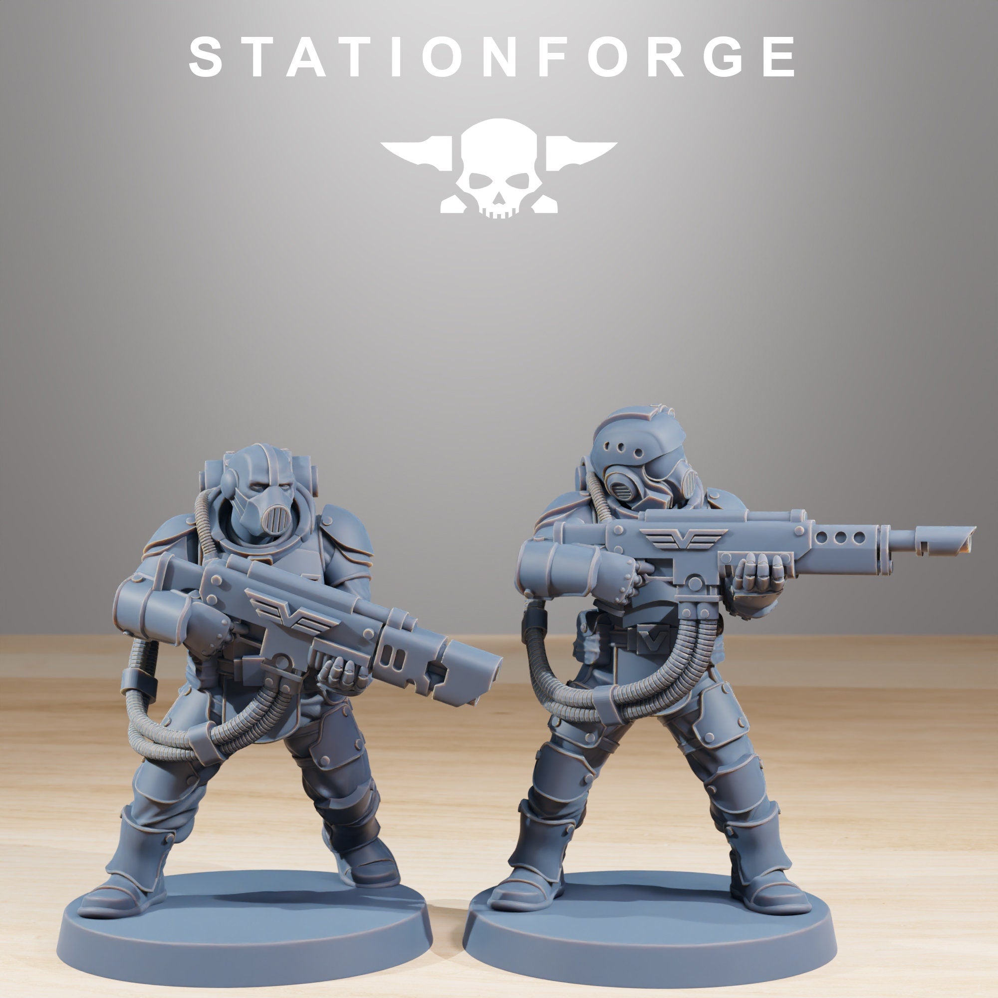 Vaskar Commandos von StationForge/10 Tabletop Miniatures+ gratis bases