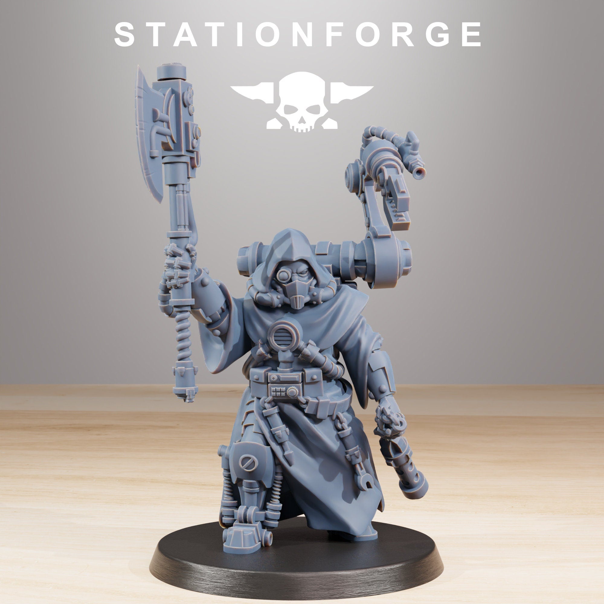 Scavenger Wounded+ Scavenger Commander von StationForge/ Tabletop Miniatur (9 Figuren in Set
