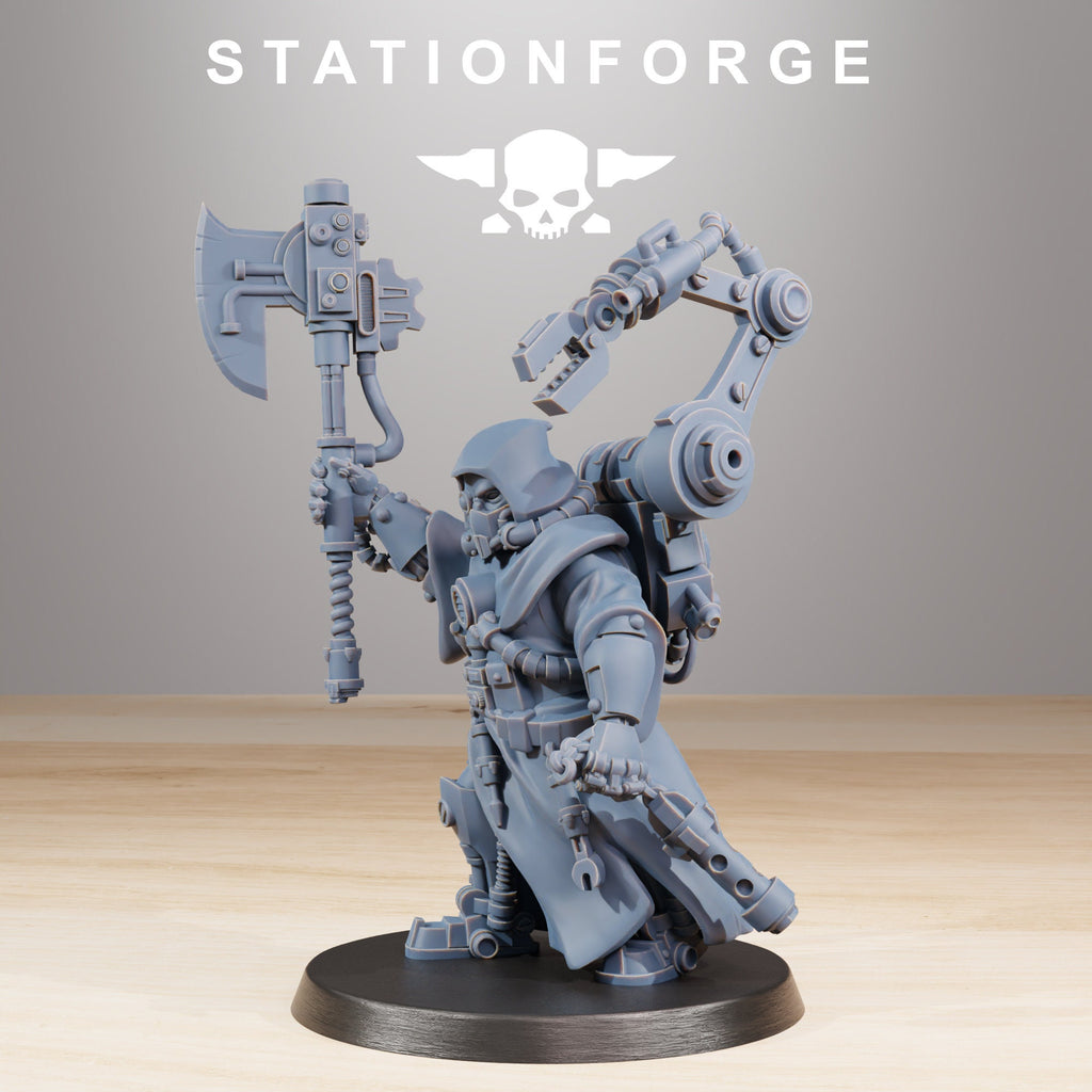 Scavenger Wounded+ Scavenger Commander von StationForge/ Tabletop Miniatur (9 Figuren in Set
