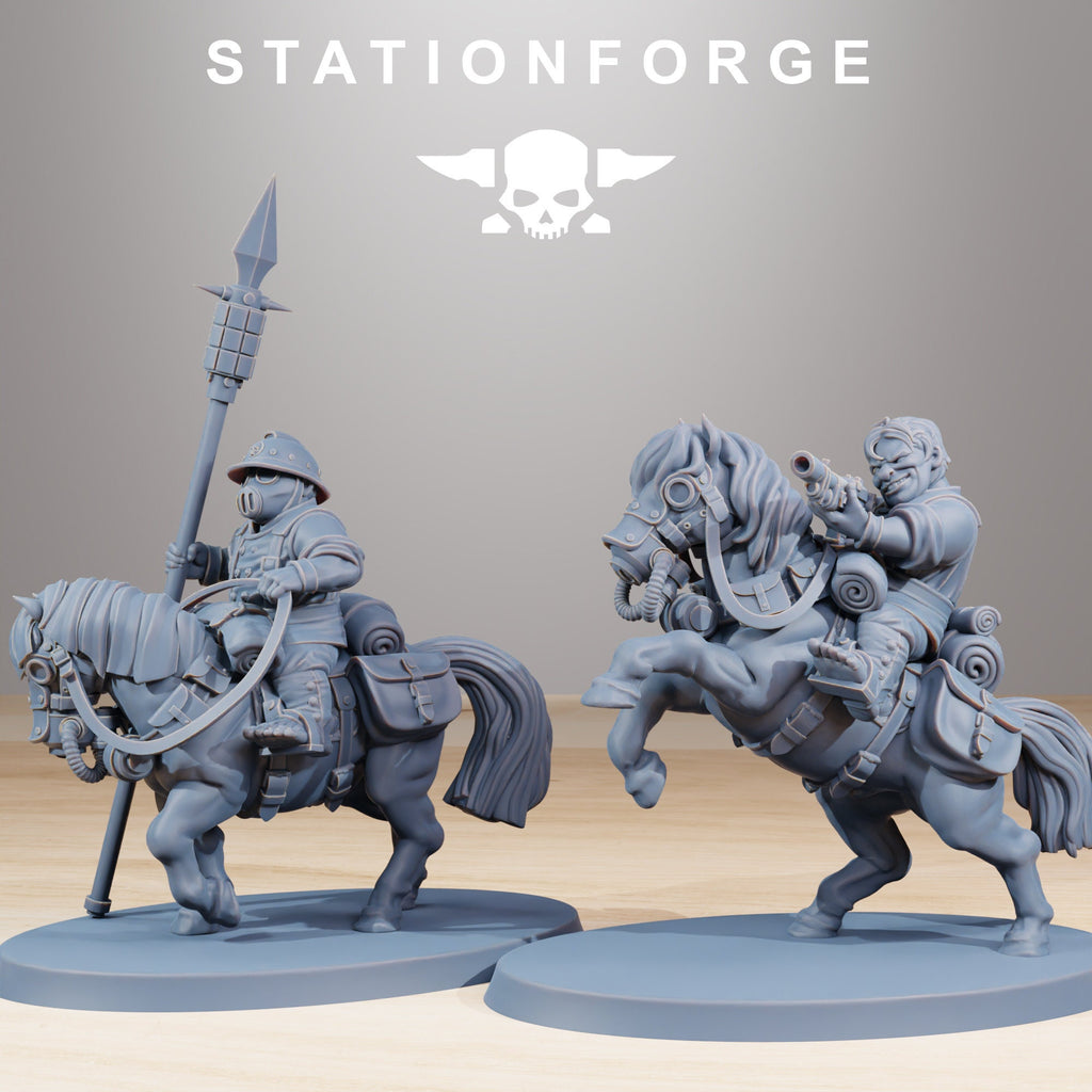 GrimGuard Pony Riders from StationForge/10 Tabletop Miniatures +Gratis bases