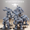 Raticus Clankers von StationForge/ Tabletop, Wargame Miniatur/ 6 Miniaturen +Bases