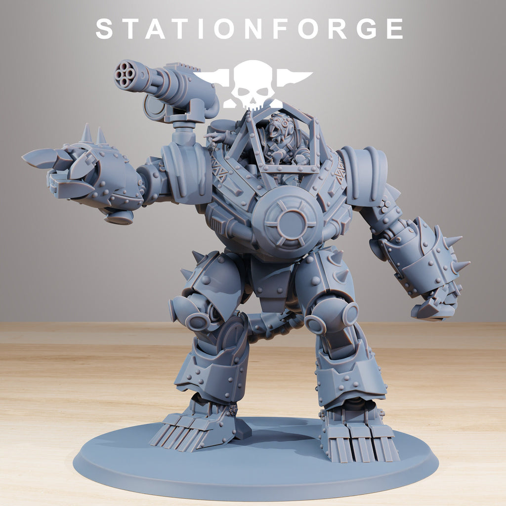 Raticus Clankers von StationForge/ Tabletop, Wargame Miniatur/ 6 Miniaturen +Bases