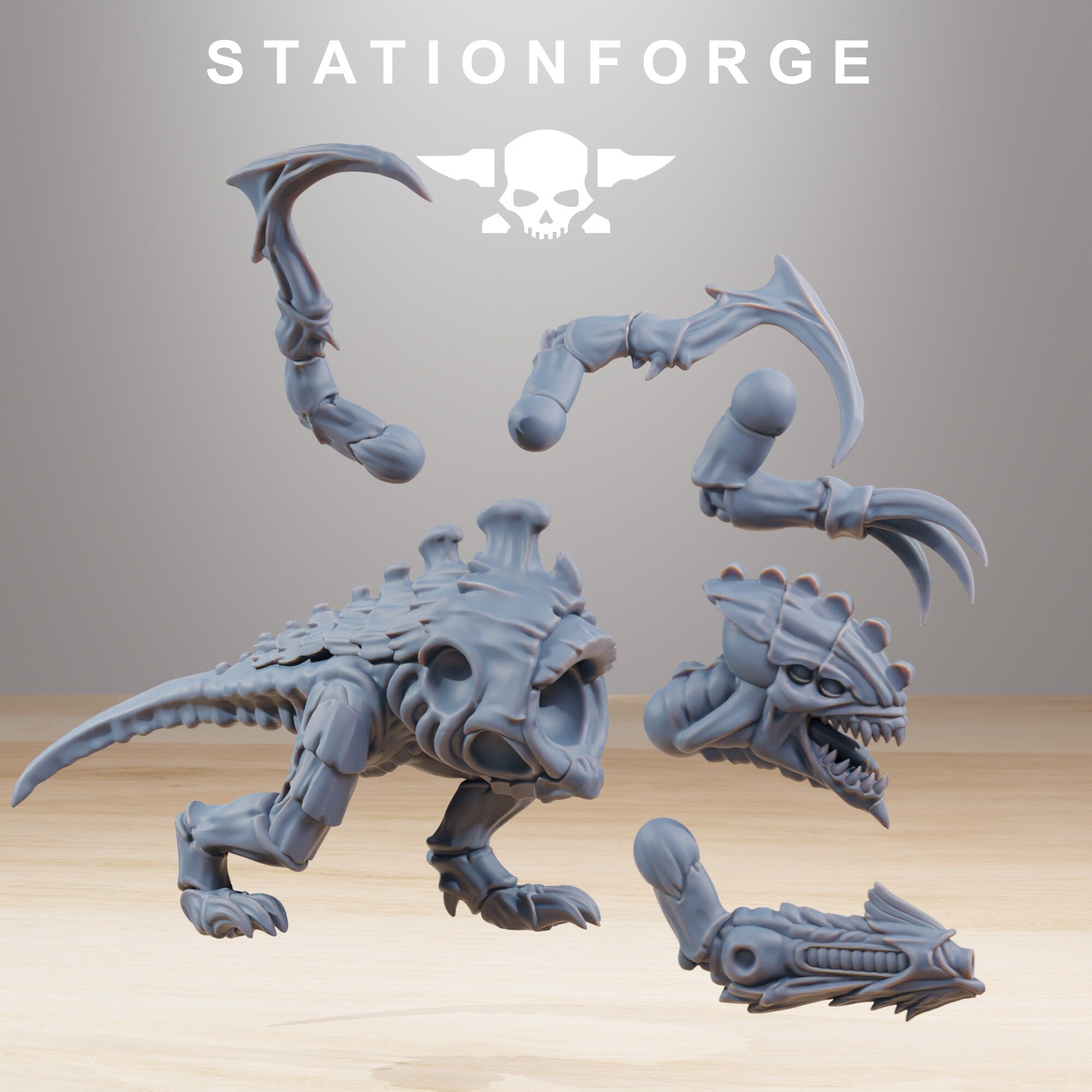 Xendarid Infantry 2.0 von StationForge/ Tabletop, Wargame Miniatur/ 10 Figuren +Bases
