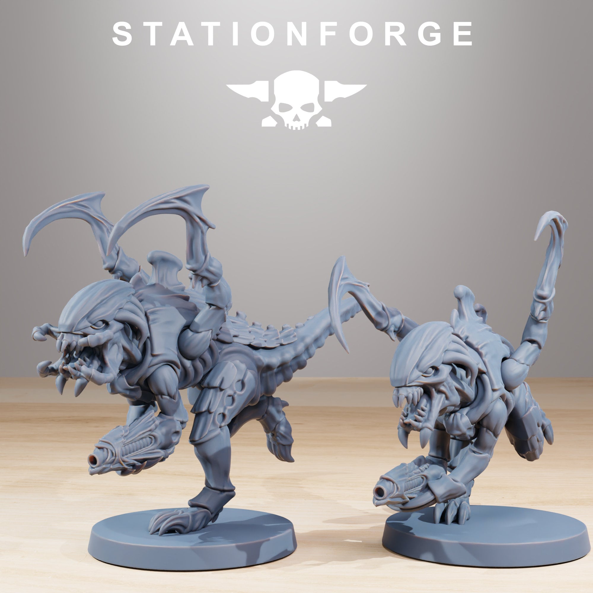 Xendarid Infantry 2.0 von StationForge/ Tabletop, Wargame Miniatur/ 10 Figuren +Bases