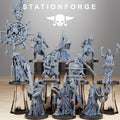 Corrupted Guards Fanatics von StationForge/ Tabletop, Wargame Miniatur/10Figuren + Gratis Bases