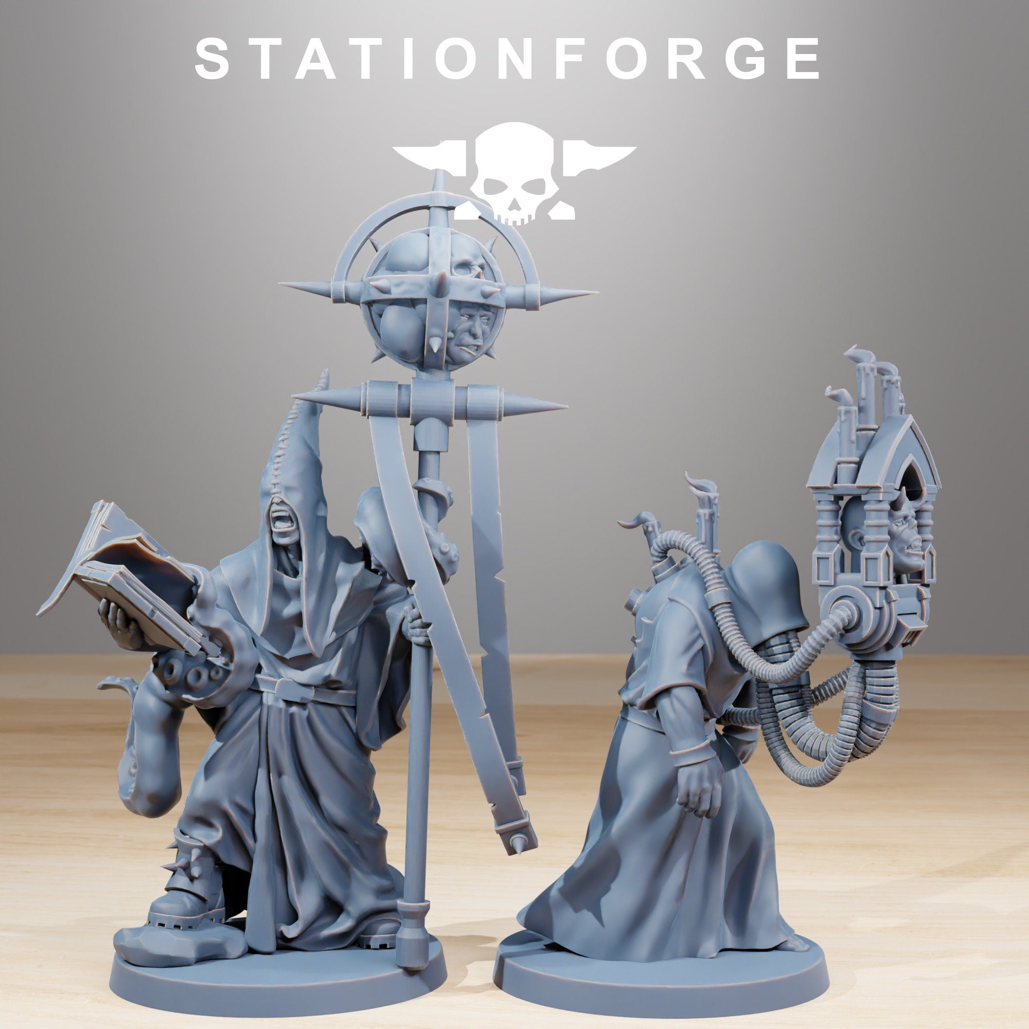 Corrupted Guards Fanatics von StationForge/ Tabletop, Wargame Miniatur/10Figuren + Gratis Bases