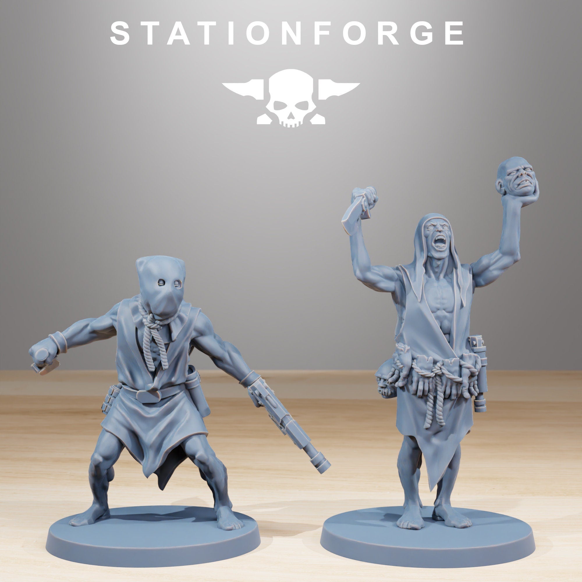 Corrupted Guards Fanatics von StationForge/ Tabletop, Wargame Miniatur/10Figuren + Gratis Bases
