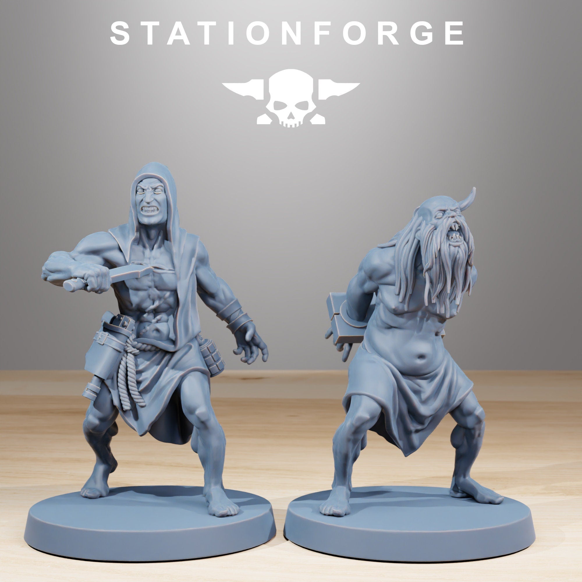 Corrupted Guards Fanatics von StationForge/ Tabletop, Wargame Miniatur/10Figuren + Gratis Bases