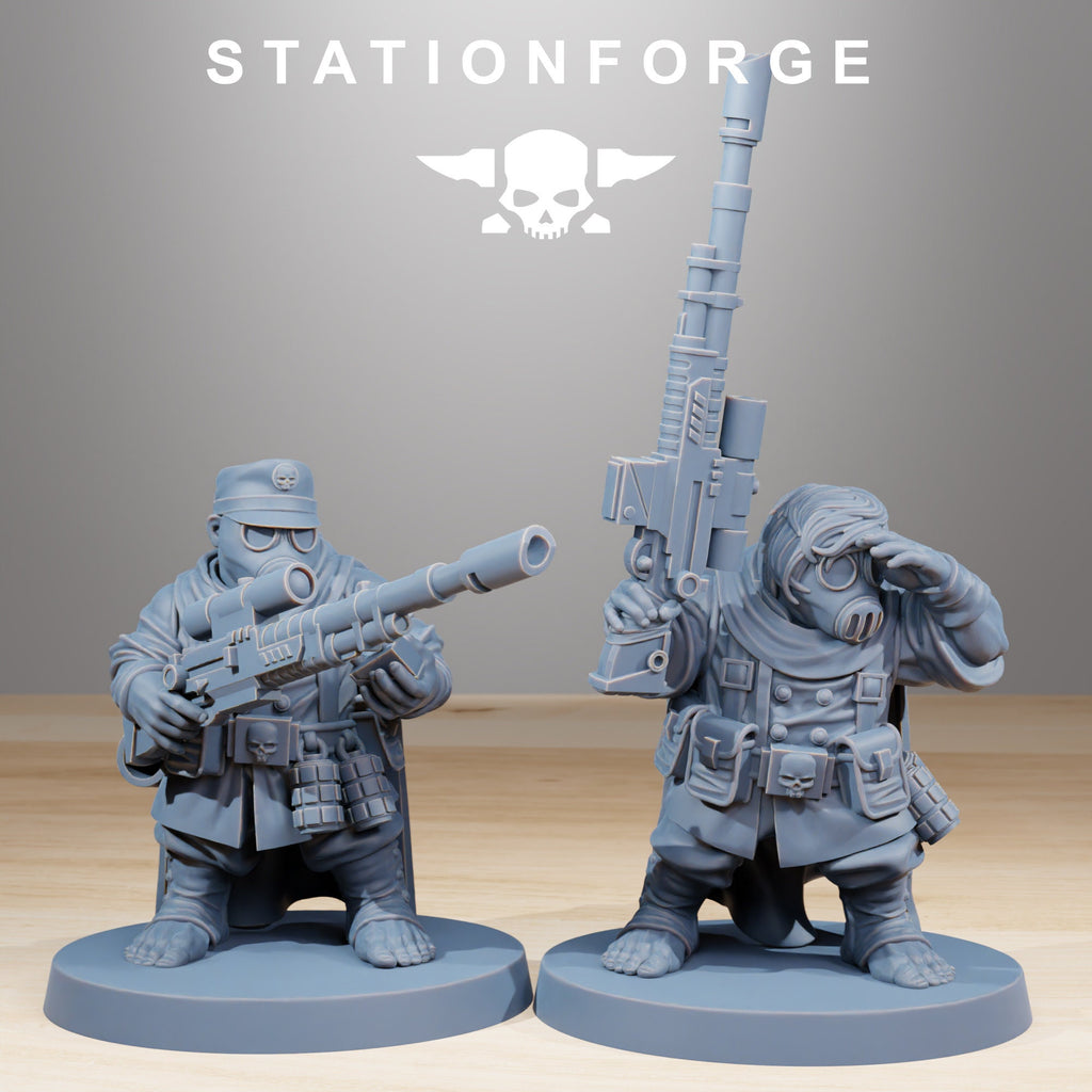 GrimGuard Skulldarts von StationForge/ Tabletop, Wargame Miniatur/10Figuren + Gratis Bases