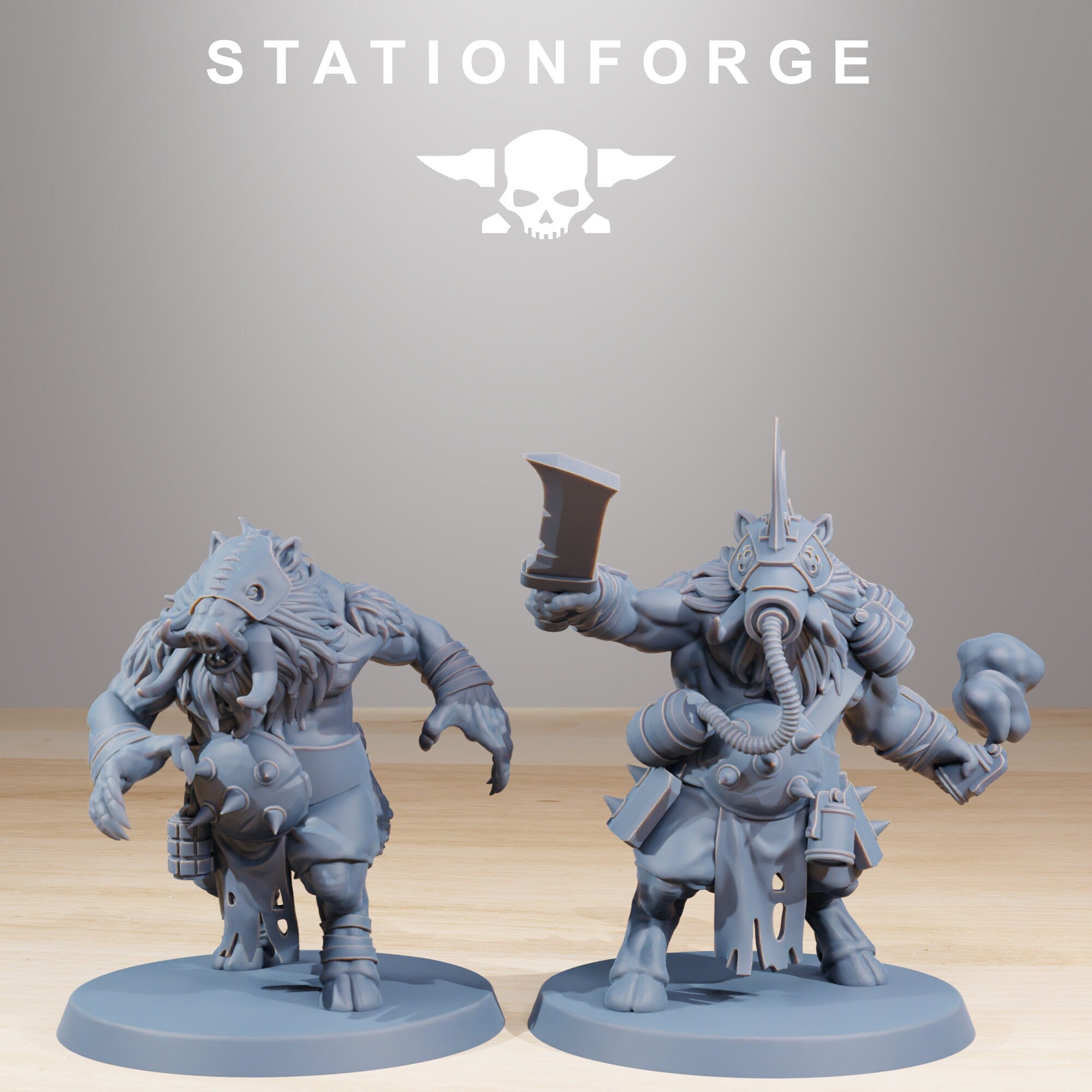 Corrupted Beasts von StationForge/ Tabletop, Wargame Miniatur 10Figuren + Gratis Bases