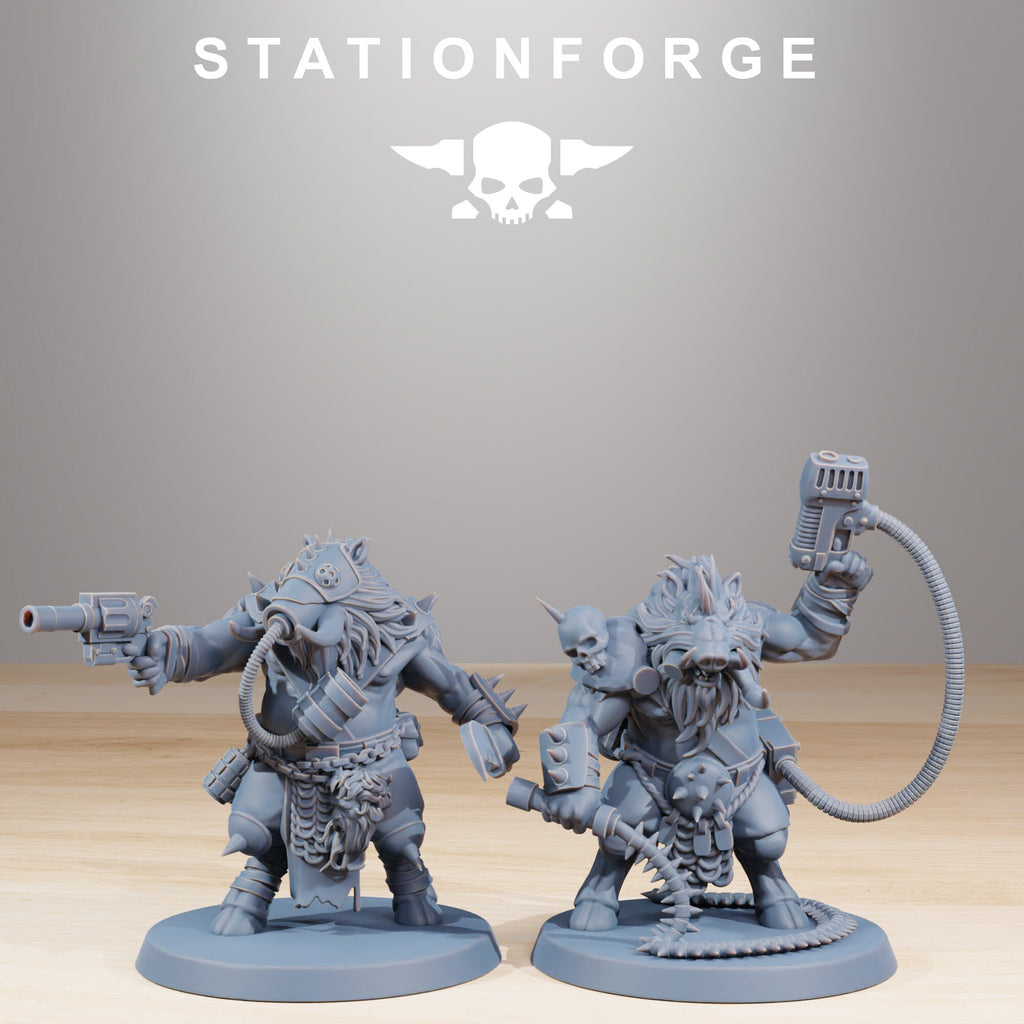 Corrupted Beasts von StationForge/ Tabletop, Wargame Miniatur 10Figuren + Gratis Bases