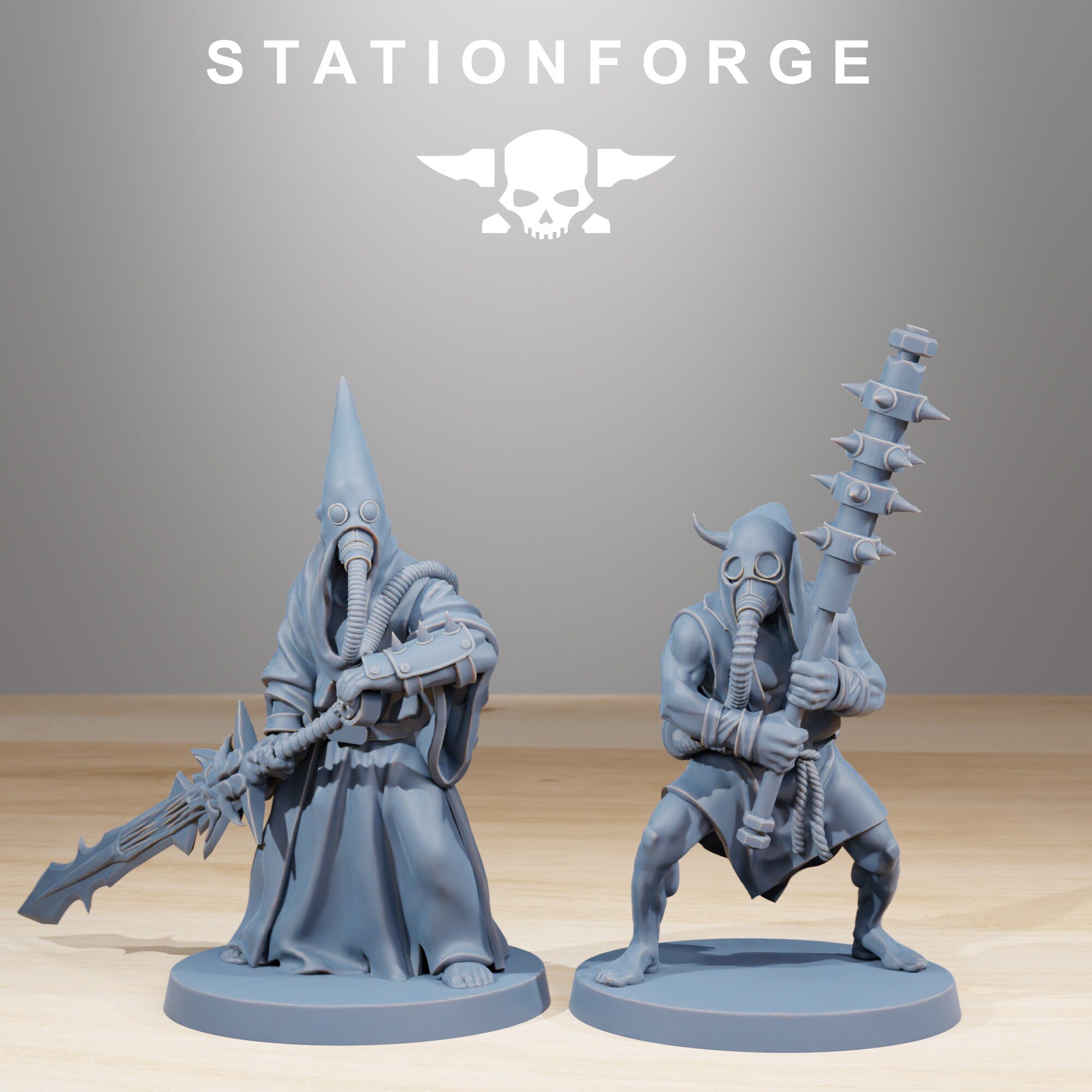 Corrupted Guards Fanatics von StationForge/ Tabletop, Wargame Miniatur/10Figuren + Gratis Bases