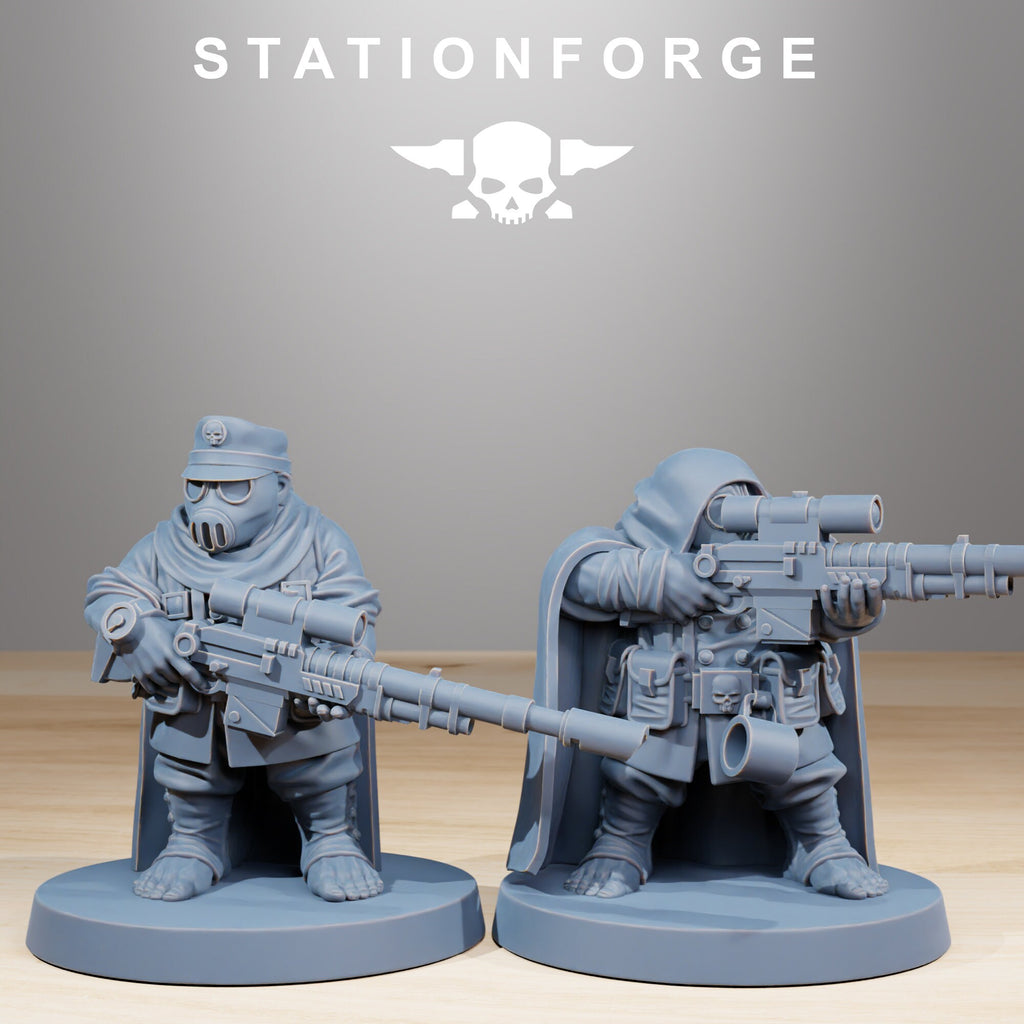 GrimGuard Skulldarts von StationForge/ Tabletop, Wargame Miniatur/10Figuren + Gratis Bases