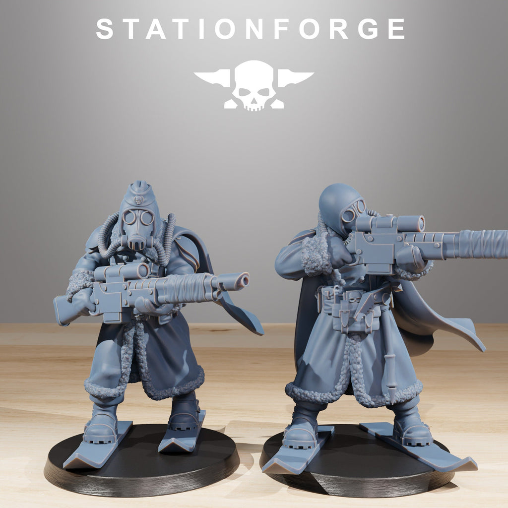 GrimGuard Frostwatch Marksman from StationForge/10 Miniatures +Gratis Bases