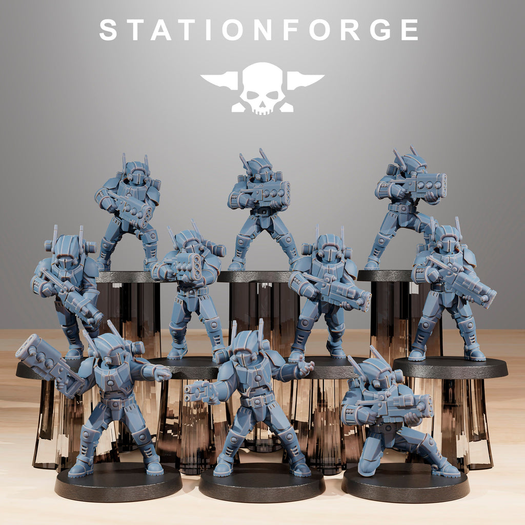 Tarion Clone Infantry von StationForge/ Wargame Miniatures/ 10Figuren +Bases