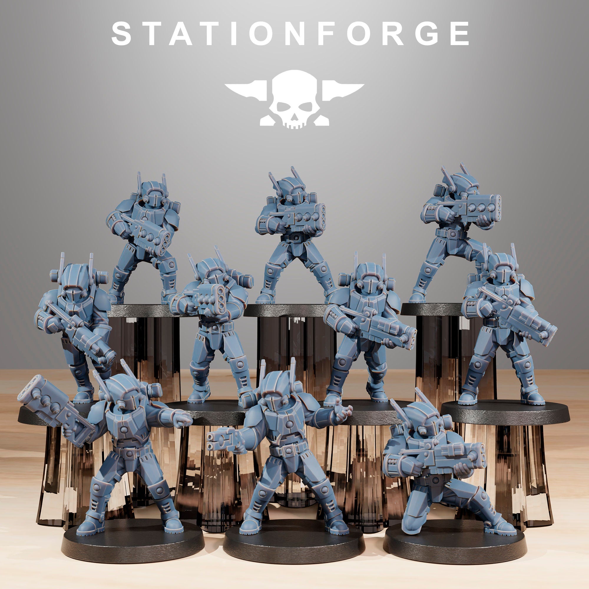Tarion Clone Infantry von StationForge/ Wargame Miniatures/ 10Figuren +Bases