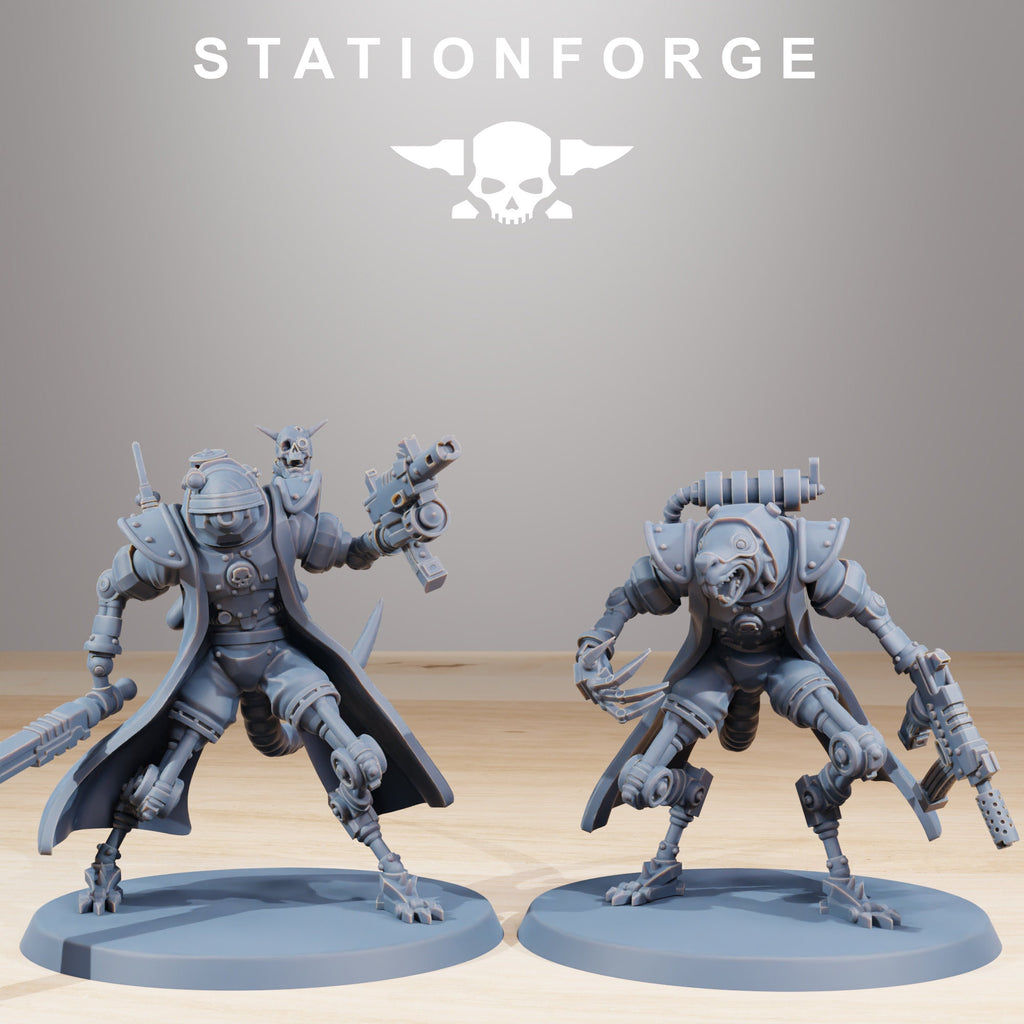 Raticus Curdsters von StationForge/ Wargame Miniatures/ 10Figuren +Bases