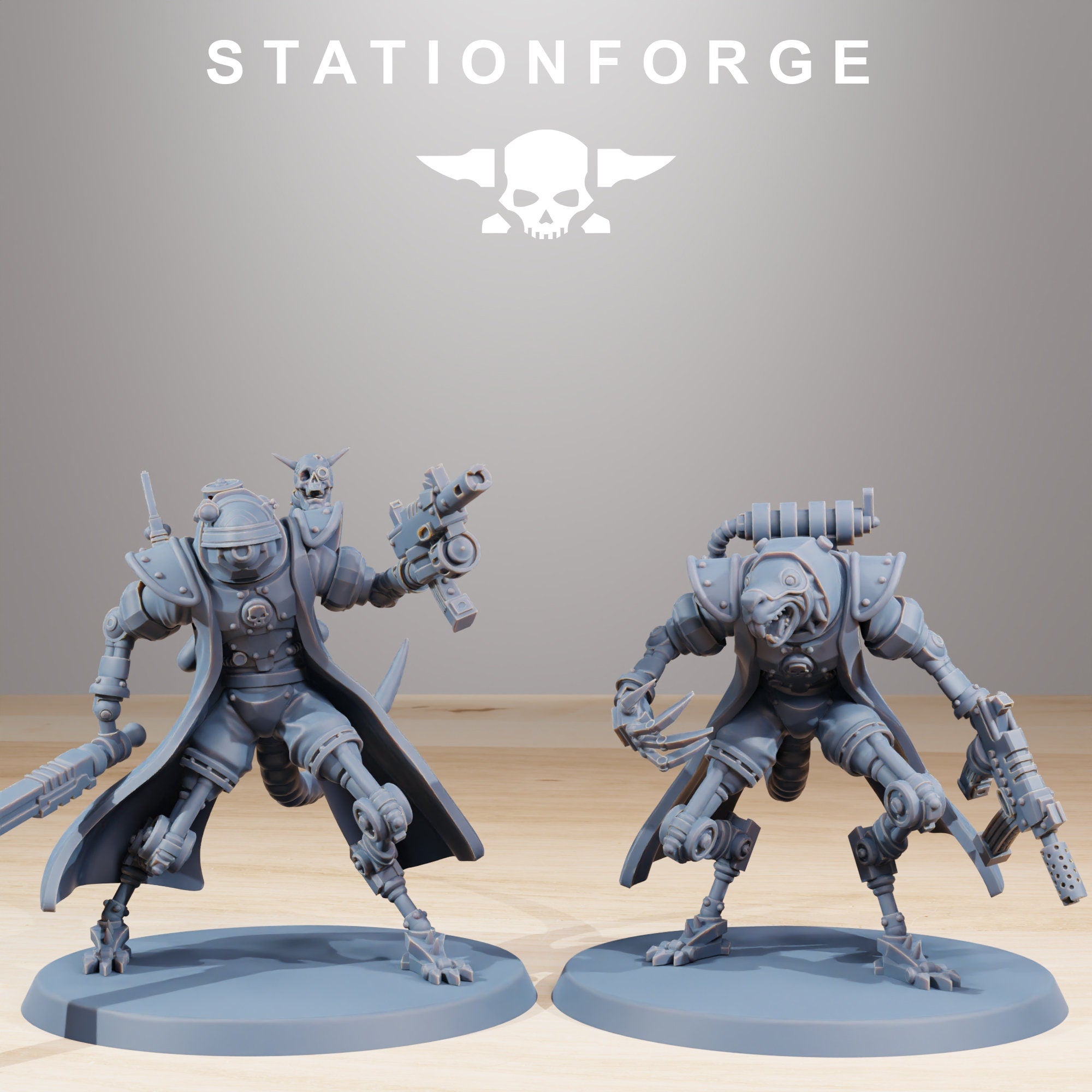 Raticus Curdsters von StationForge/ Wargame Miniatures/ 10Figuren +Bases