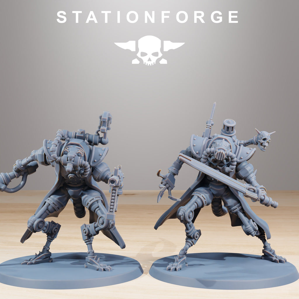 Raticus Curdsters von StationForge/ Wargame Miniatures/ 10Figuren +Bases