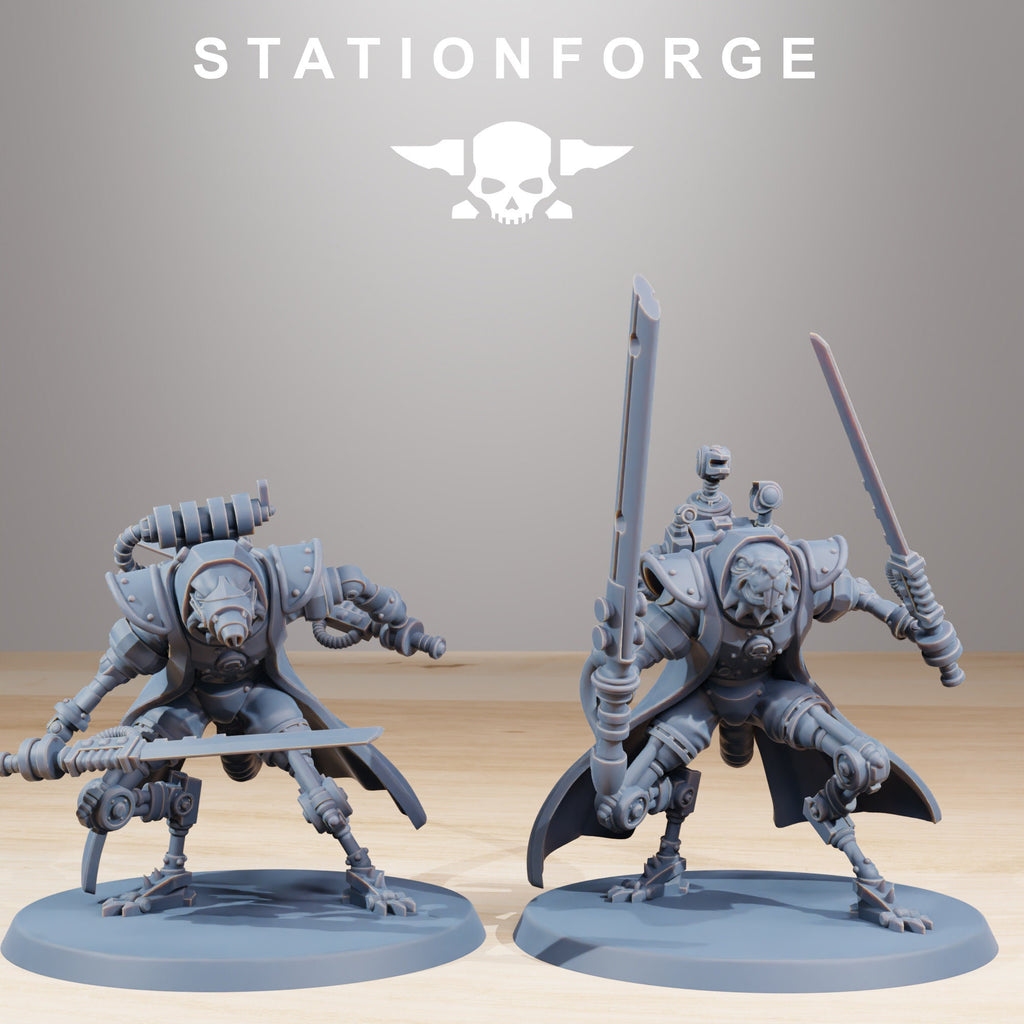 Raticus Curdsters von StationForge/ Wargame Miniatures/ 10Figuren +Bases