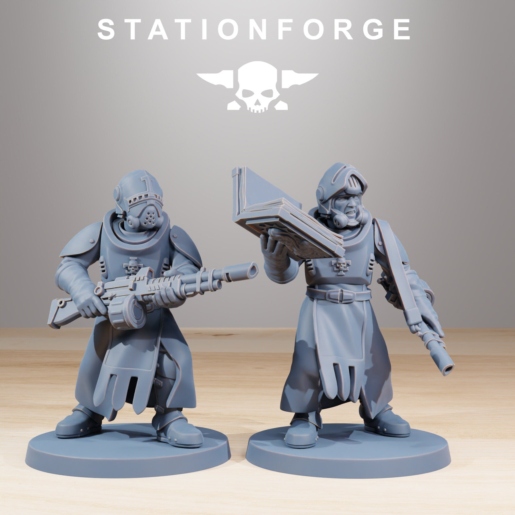 Royal Guard Templar von StationForge/ Wargame Miniatures/12 Figuren +Bases